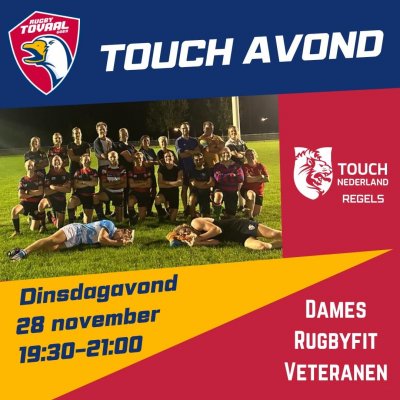 Touch avond Rugby Tovaal 